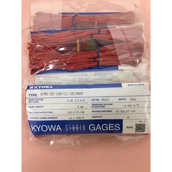 日本原裝進口KYOWA應變片KFGS-5-350-D16-23 R5M3